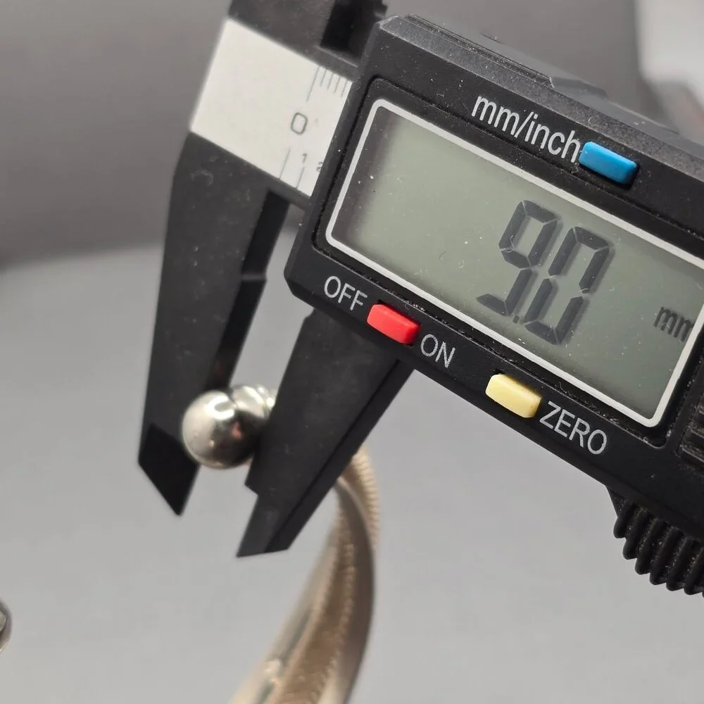 Sterling Silver Mesh Cuff Bracelet 7.5" Twisted Triple 925 Band Statement 33g - Picture 8 of 11